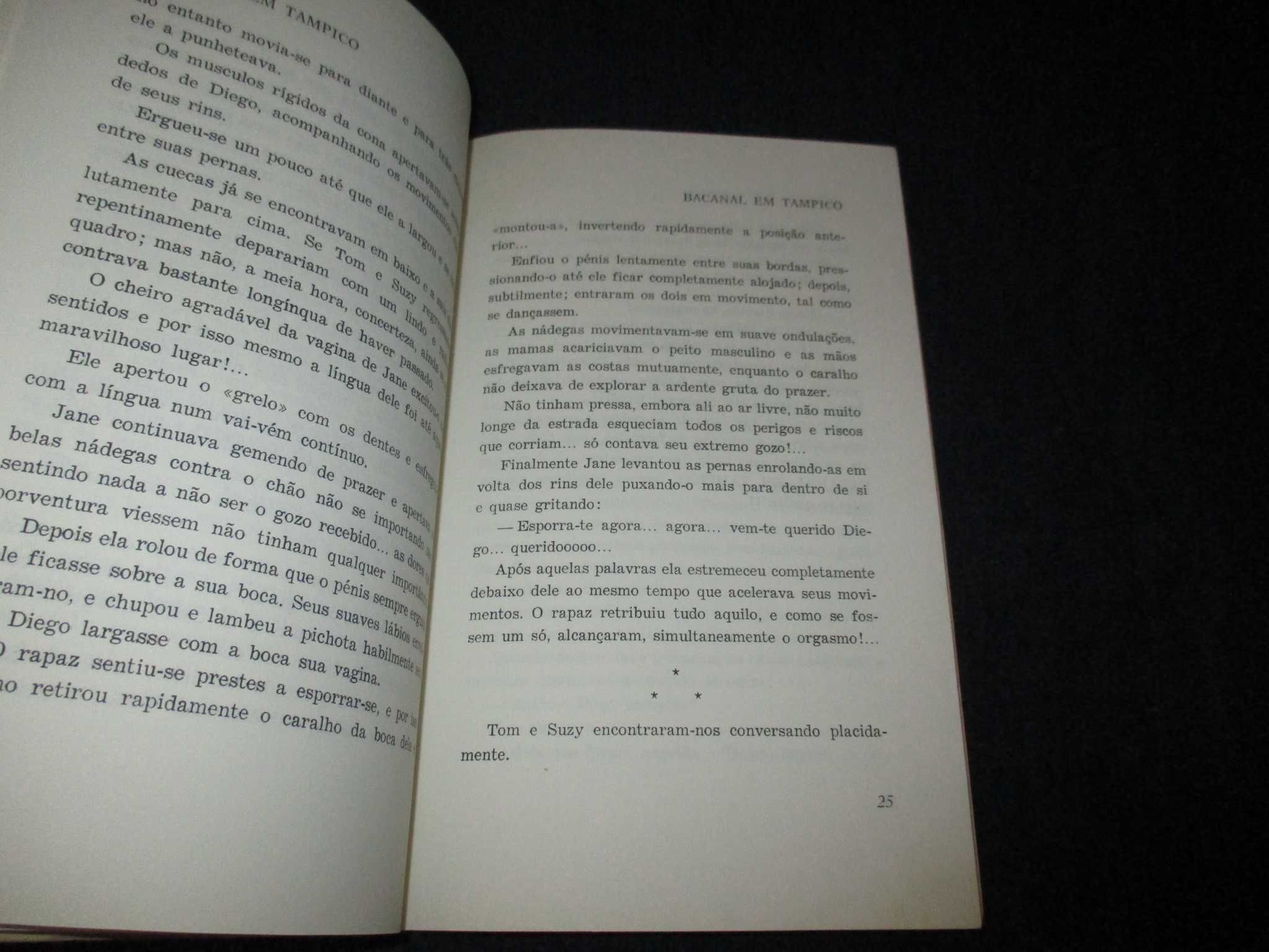 Livro Bacanal em Tampico Saint Jacques