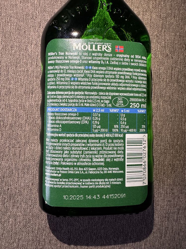 Мюллерс. Moller's tran. Mollers. Омега-3 для дітей. Риб'ячий жир