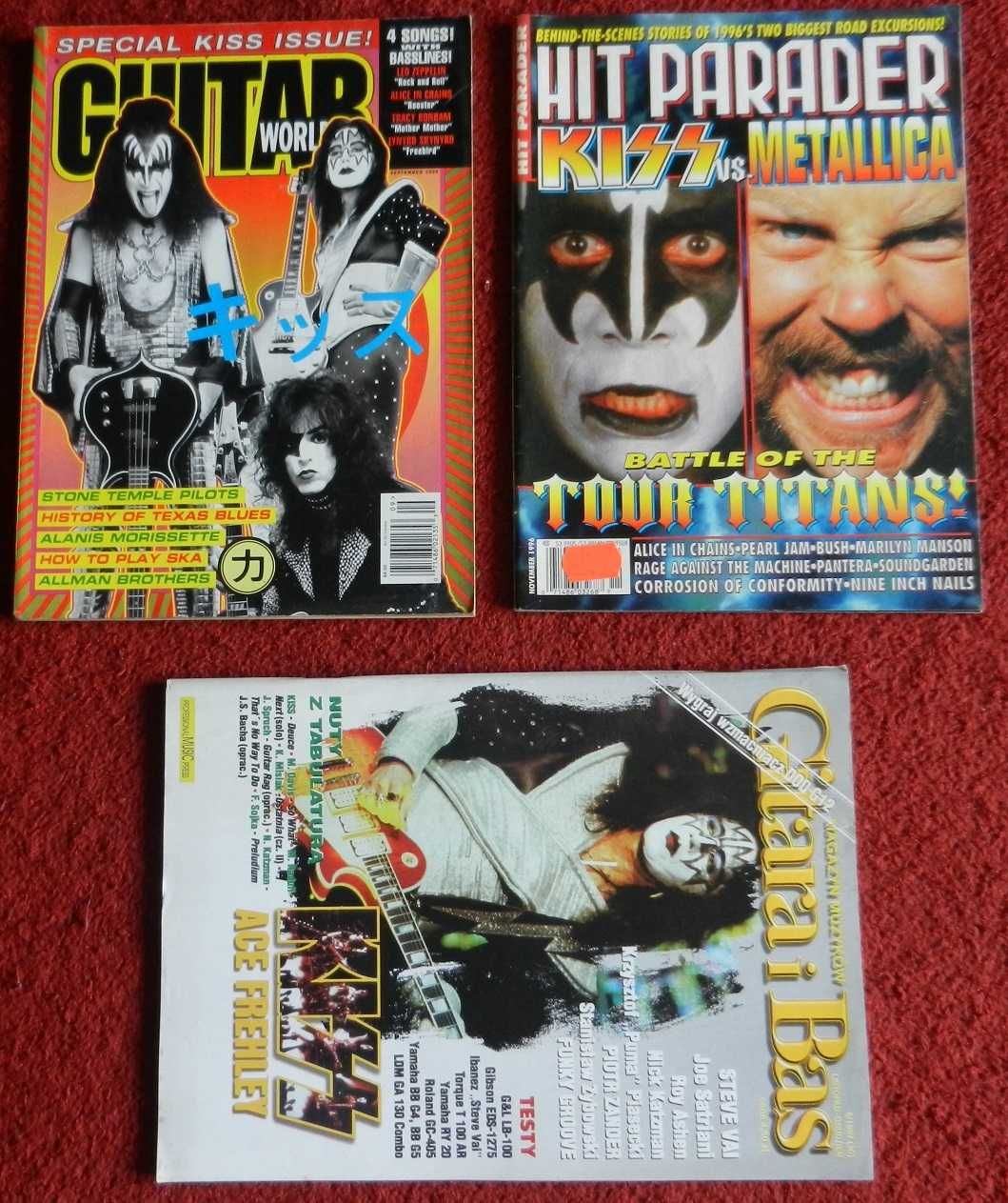 Kiss zestaw czasopism z lat 1996/97