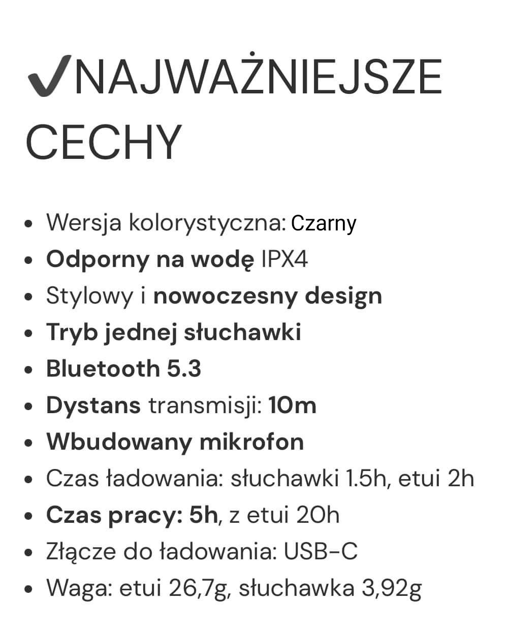 Słuchawki douszne Redmi Buds 4 Lite