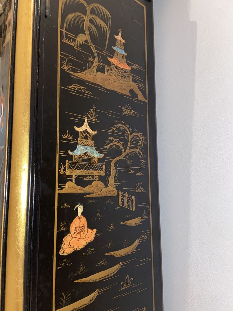 Relógio de pé com pêndulos