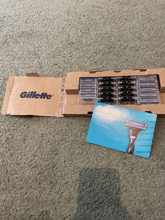 Gillette mach3 wkłady ostrza wymienne 20szt 0810(1)