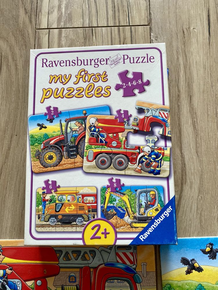 Puzzle Ravensburger 2-4-6-8  pierwsze puzzle w pracy