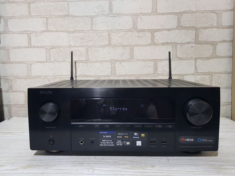 Пульт!7.1AV-ресивер Denon AVR-X2500H 7х150Вт,WiFi, Spotify, FLAC,4k