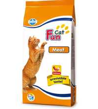 Сухий корм Farmina Fun Cat для дорослих котів з м'ясом 20 кг