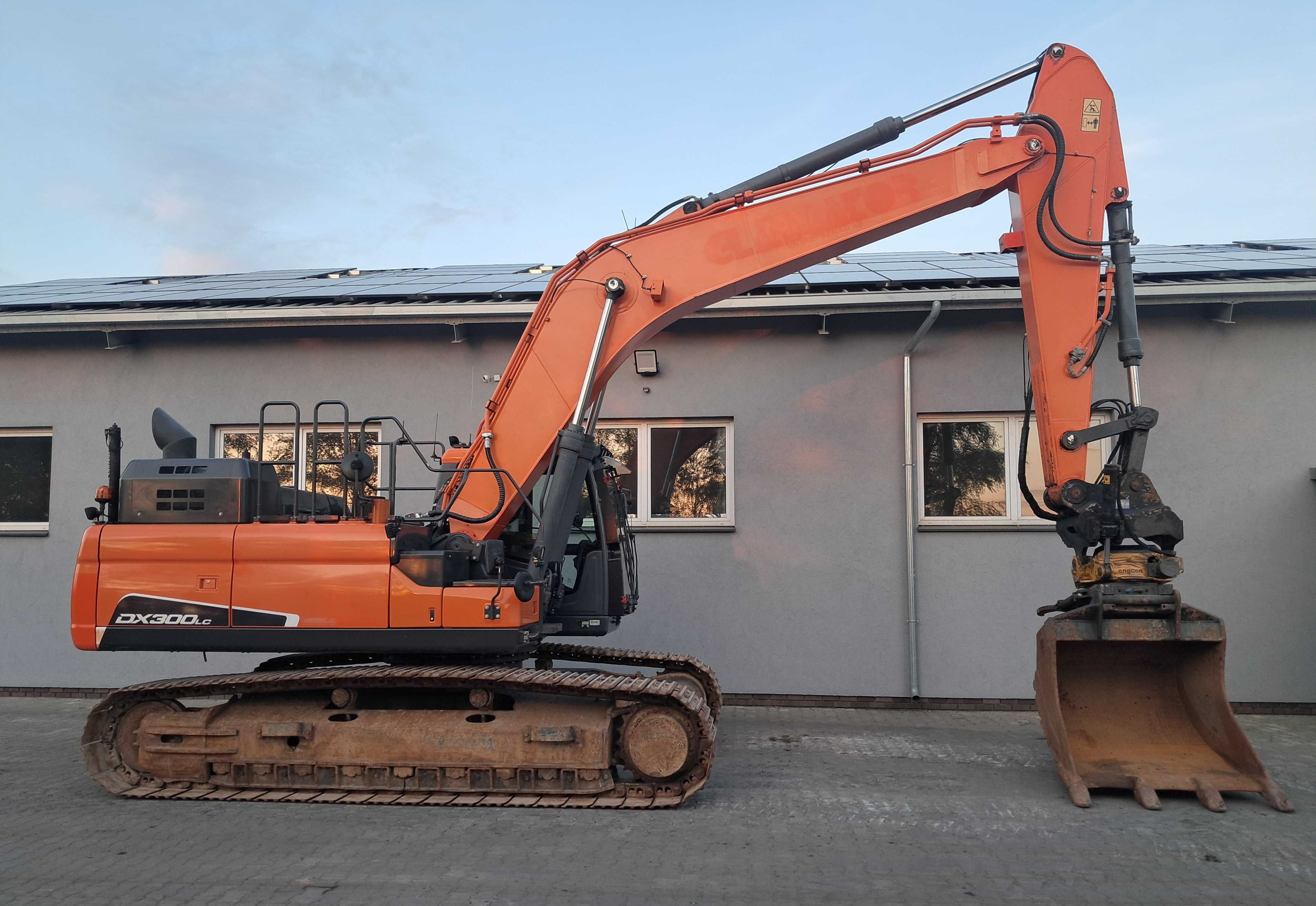 DOOSAN DX300 LC-5 2016r Oryginał Rototilt ENGCON Szczypce GPS 3D LEICA