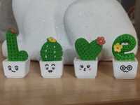 Декоративные фигурки из кактусов love