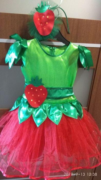 Костюм сукня капуста картопля морква груша яблуко диня осінь калина