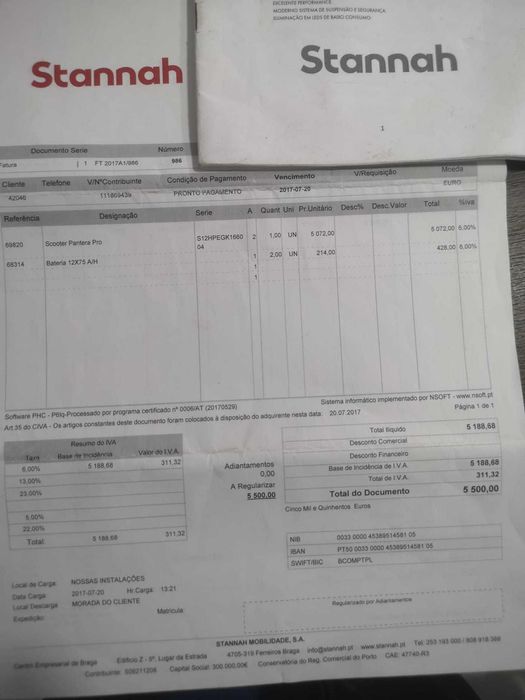 Scooter de Mobilidade Reduzida Stannah pantera pro