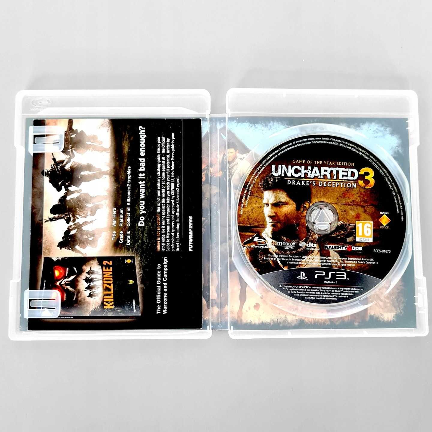 Uncharted 3 Drake's Deception GOTY PL Ps3 Oszustwo Drake'a DUBBING