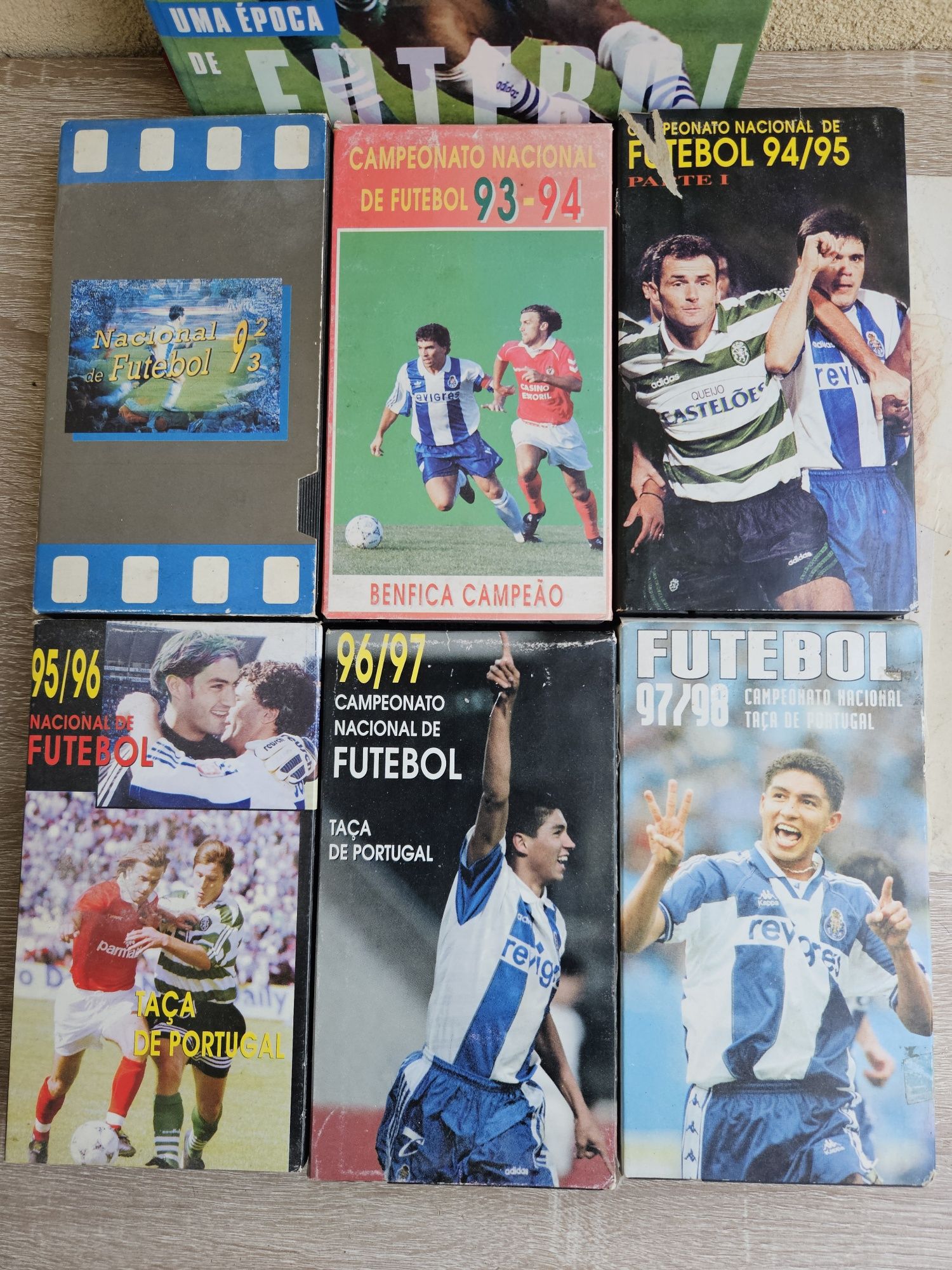 Portuguese Football vhs Lot + A Bola Magazine 94/95