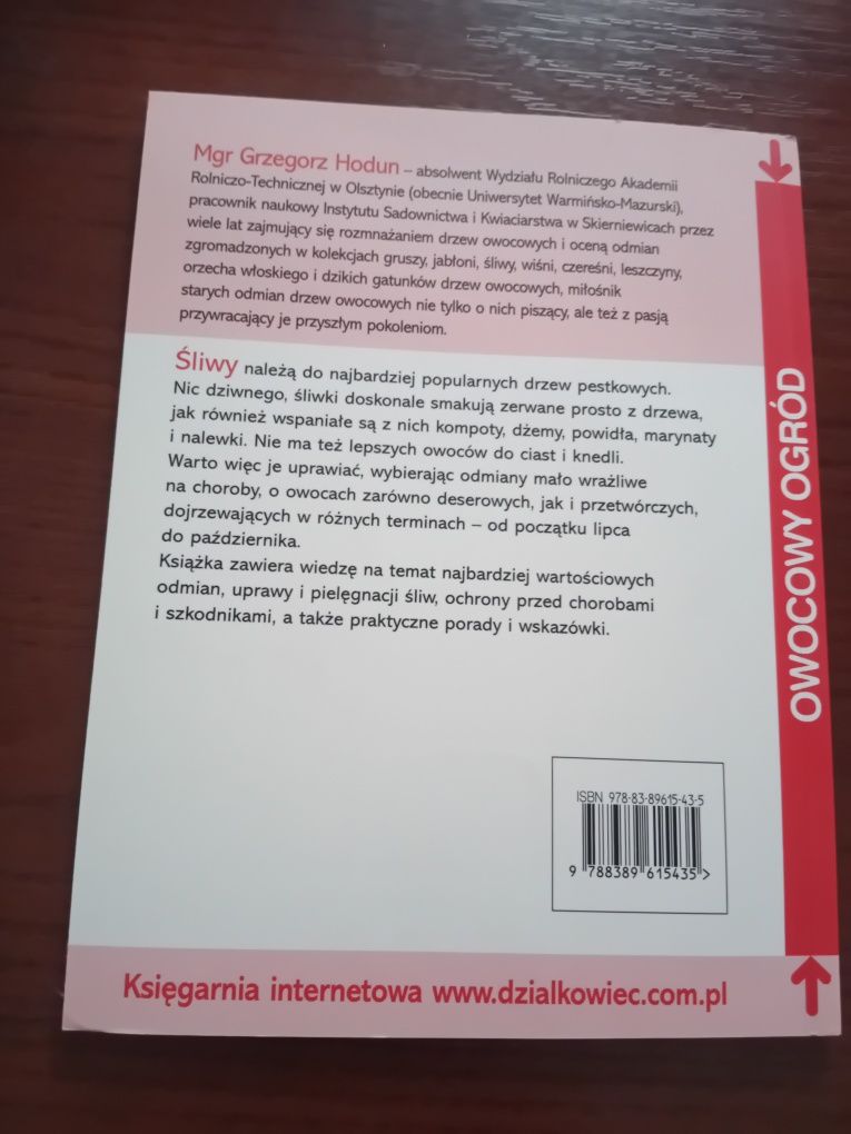 Śliwy Grzegorz Hodun wydawnictwo działkowiec