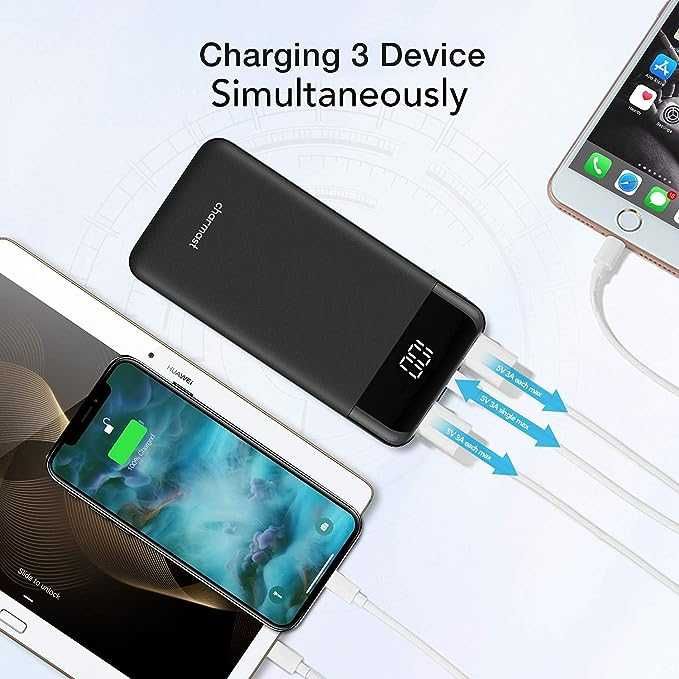 Powerbank Charmast 10400mAh czarny nowy