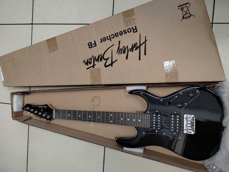 Gitara elektryczna Harley Benton RG Junior BK