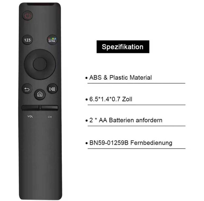 Trwały bezprzewodowy pilot do telewizora 01259B Samsung Smart TV BN59