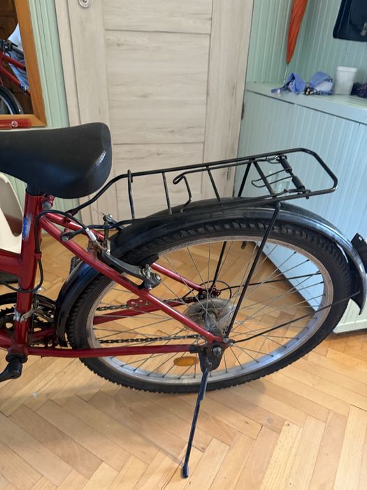 Rower smart czerwony nowy łańcuch