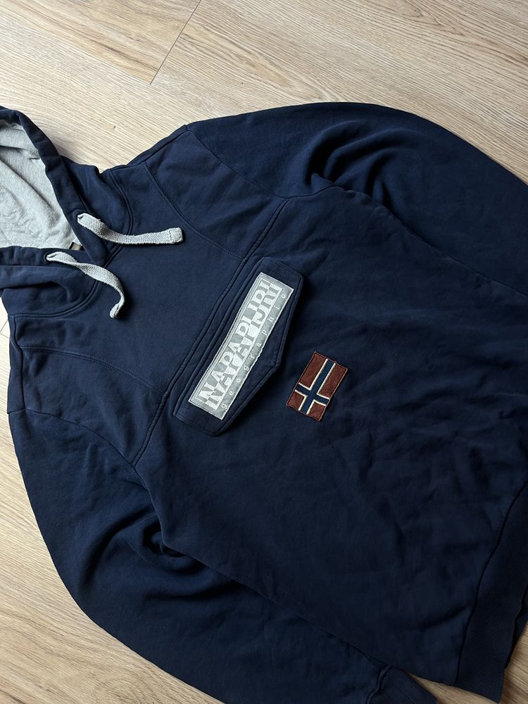 Napapijri Bluza z kapturem Hoodie Gorpcore Casuals Streetwear