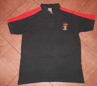 Koszulka czarna polo JVC Euro 2004