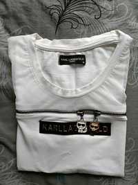 Koszulka S Karl Lagerfeld biała