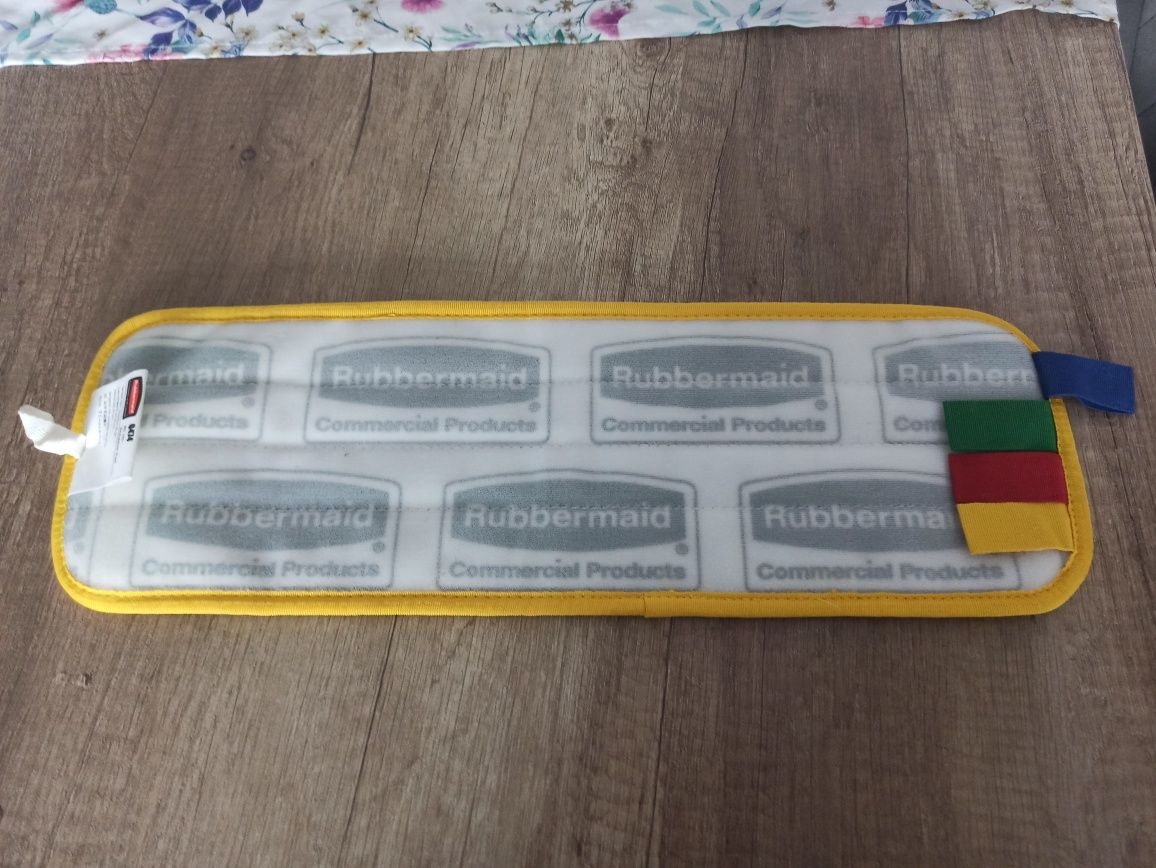 Mop płaski z mikrofibry Rubbermaid, 40 cm żółty