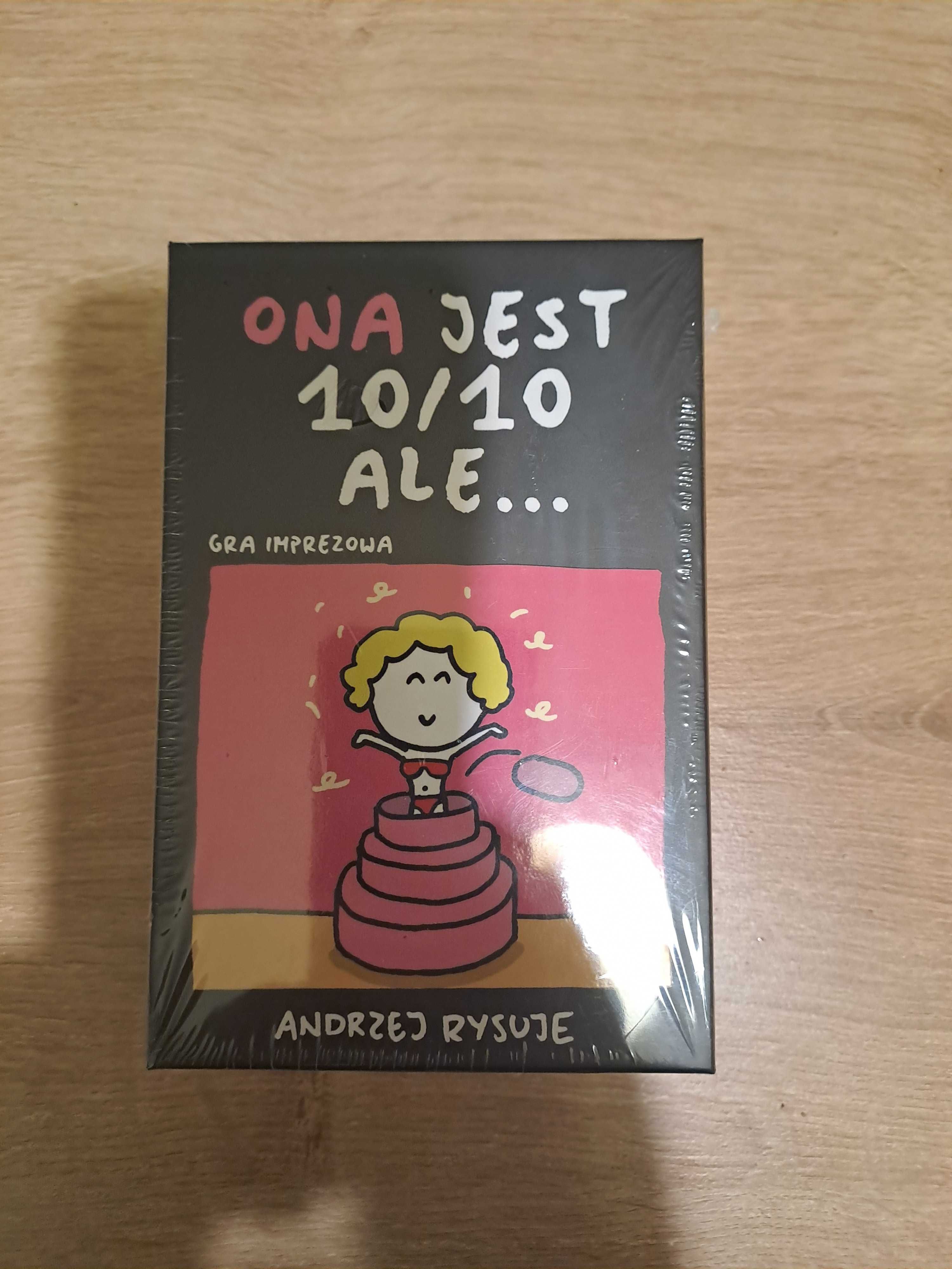 Ona jest 10 na 10, ale, gra imprezowa z rysunkami Andrzej Rysuje
