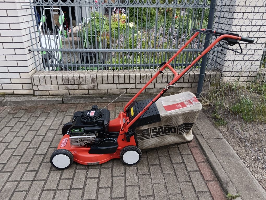 Kosiarka spalinowa Sabo 43cm 5KM Briggs napęd kosz aluminiowa