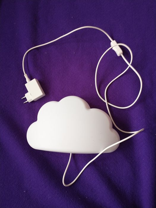 Kinkiet, lampka ścienna LED, chmurka biała Ikea Upplyst