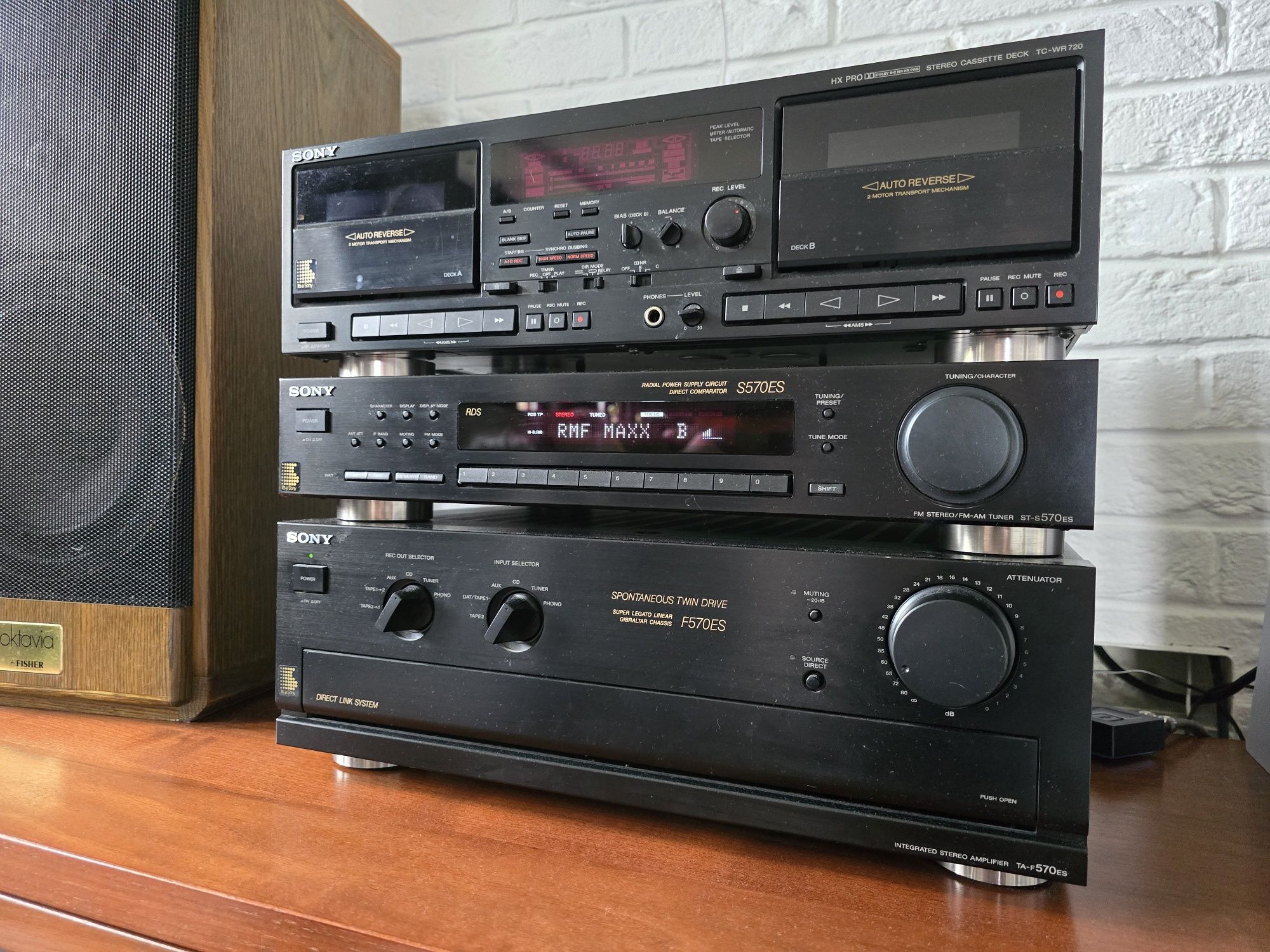 Wzmacniacz ES  Sony TA-F570ES Tuner Magnetofon