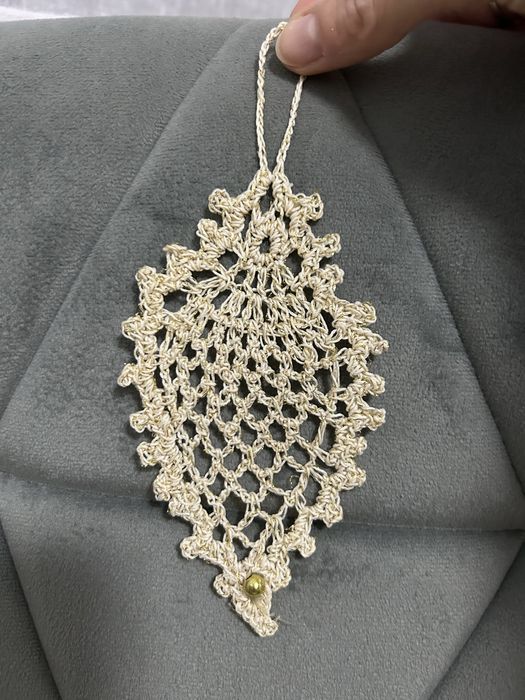 Szyszka robiona na szydełku 7 szt.