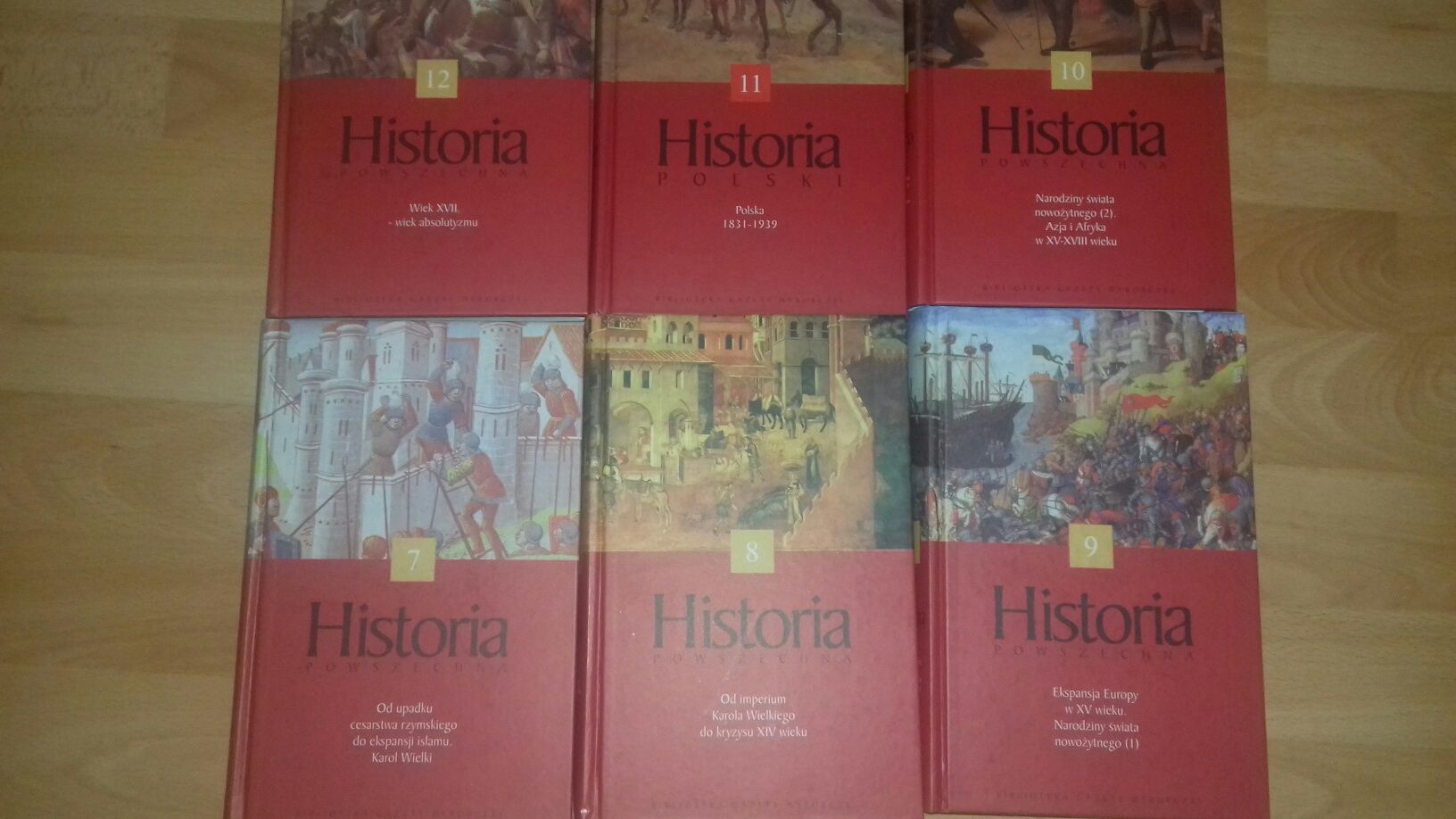 Cała kolekcja : HISTORIA POWSZECHNA, liczba tomów: 1 - 21