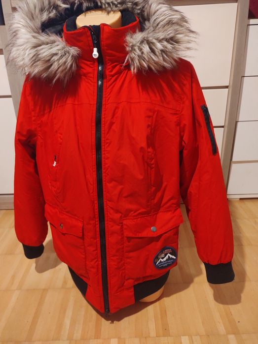 Alaska outdoor kurtka męska bomber kaptur futro l/xl