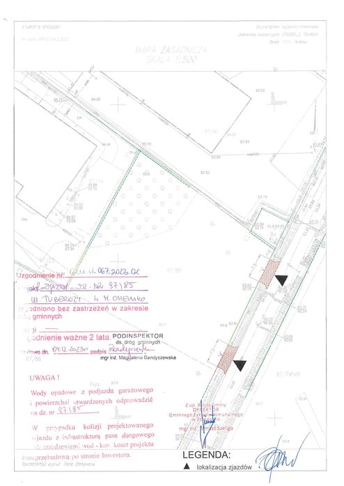 Wynajem placu 2500 m2 w Osielsku