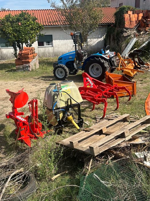 Trator Tractor Landini Mistral e 6 Alfaias