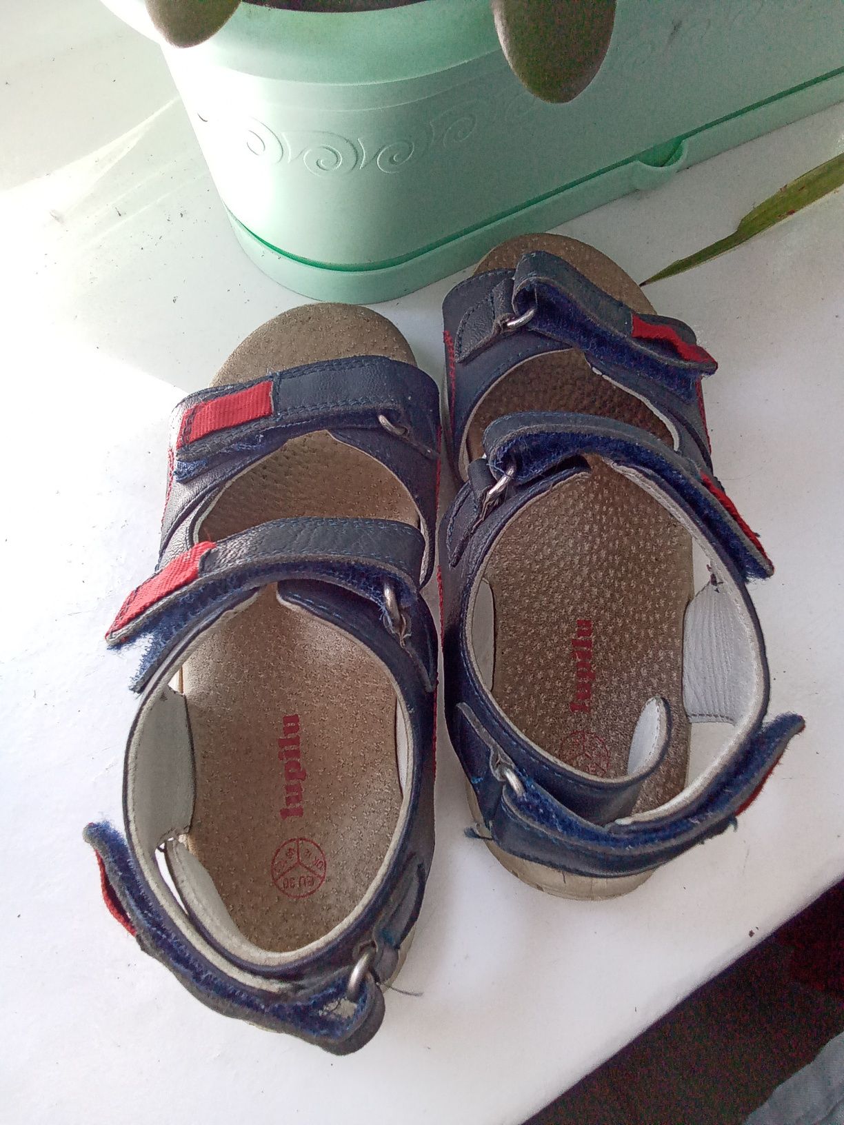 Skórzane sandały lupilu 30 lidl 19.5 cm