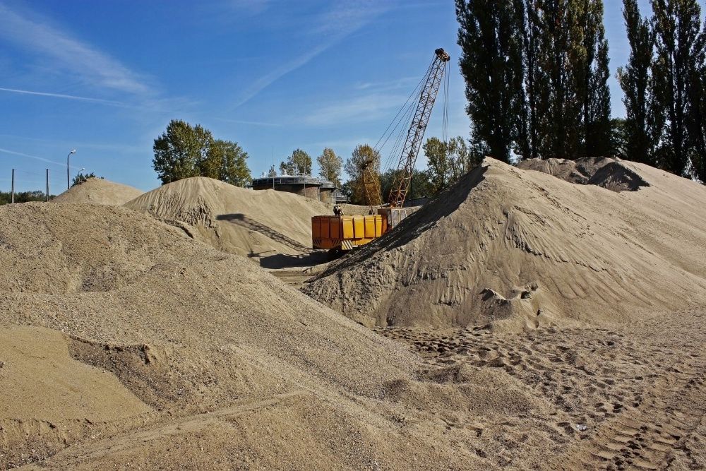 piasek wiślany zwykły kopalniany dowóz piach rzeczny sortowany