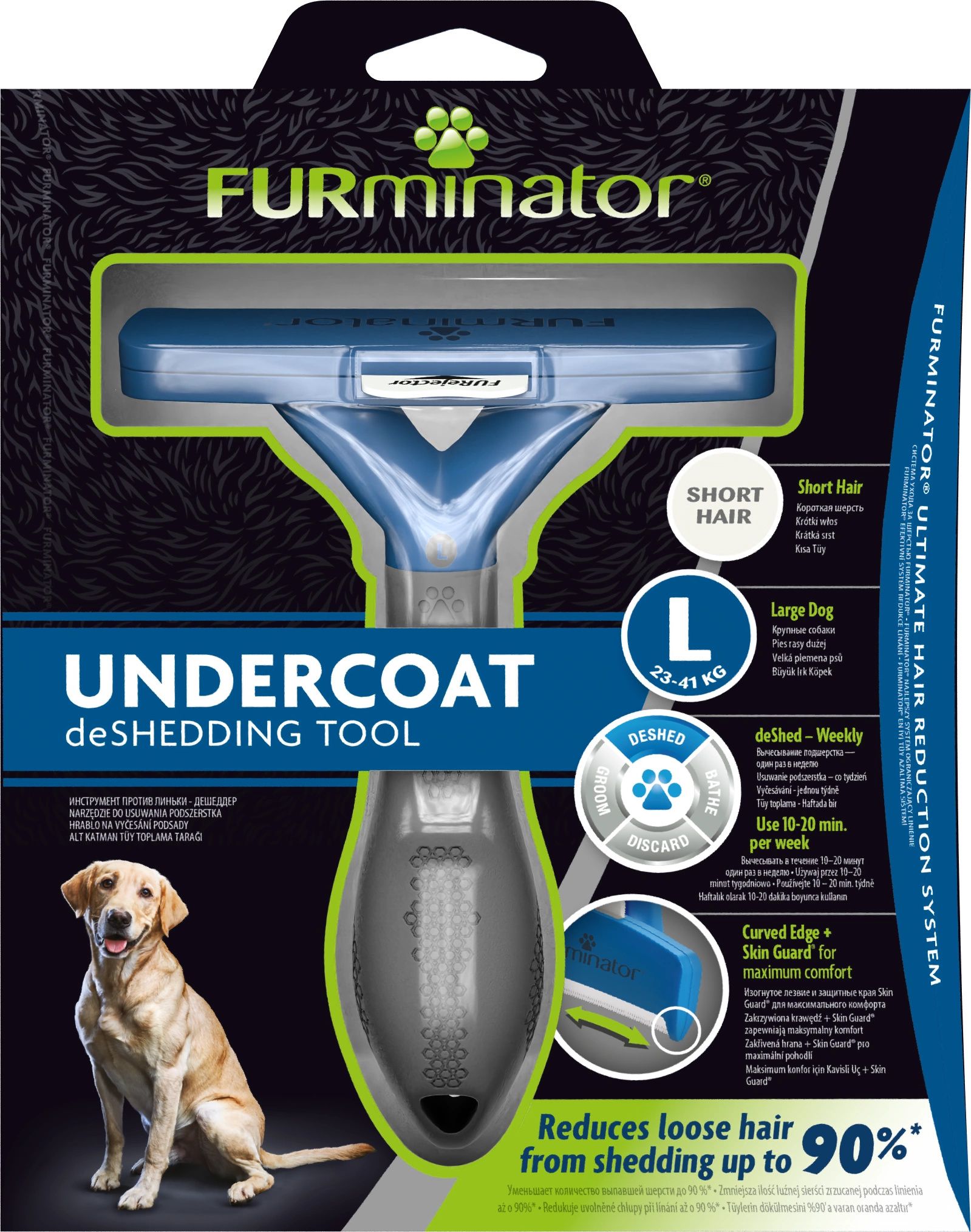 Furminator 151173 Dla Psów Krótkowłosych Large