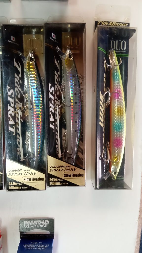 Amostras pesca spinning excelentes marcas