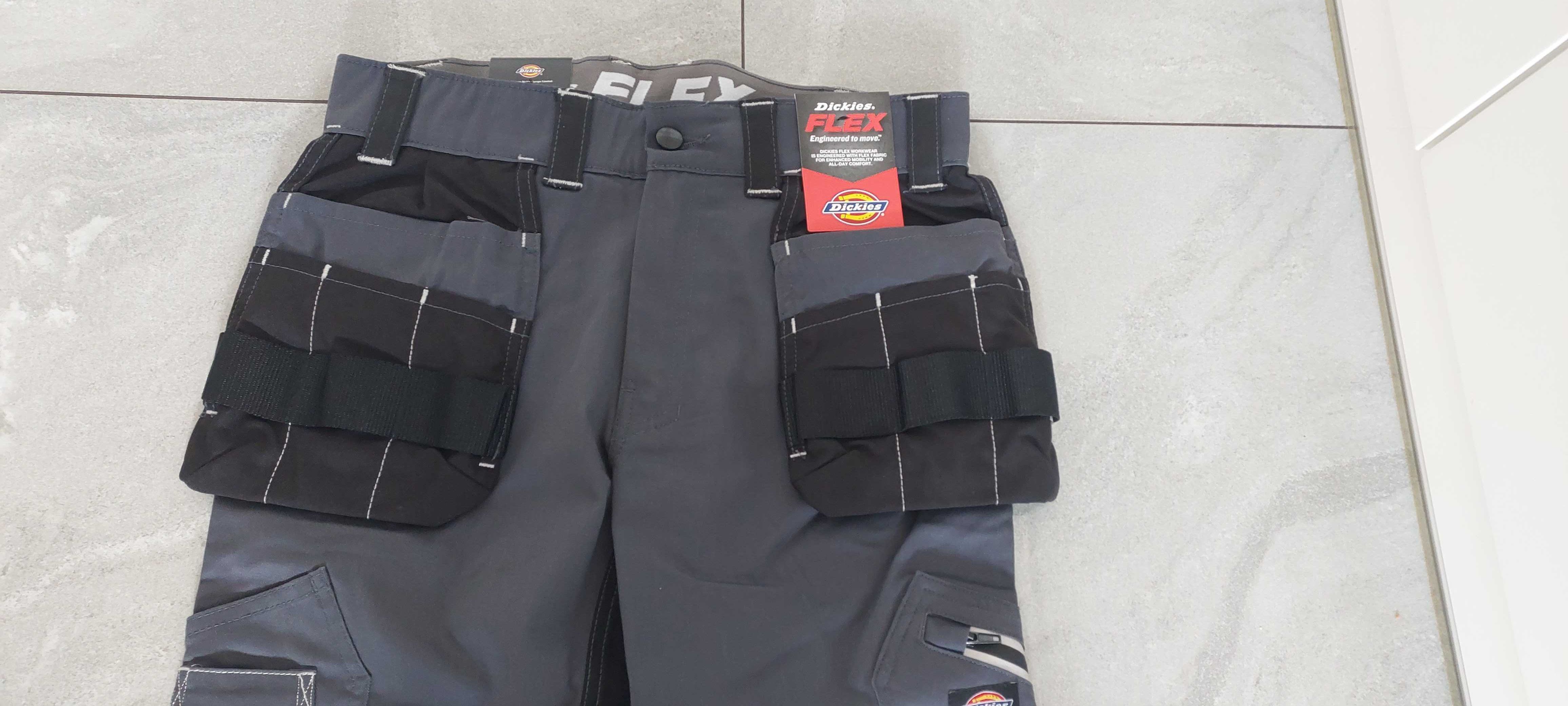 Spodnie robocze Dickies Universal Flex Slim Fit szare 30T