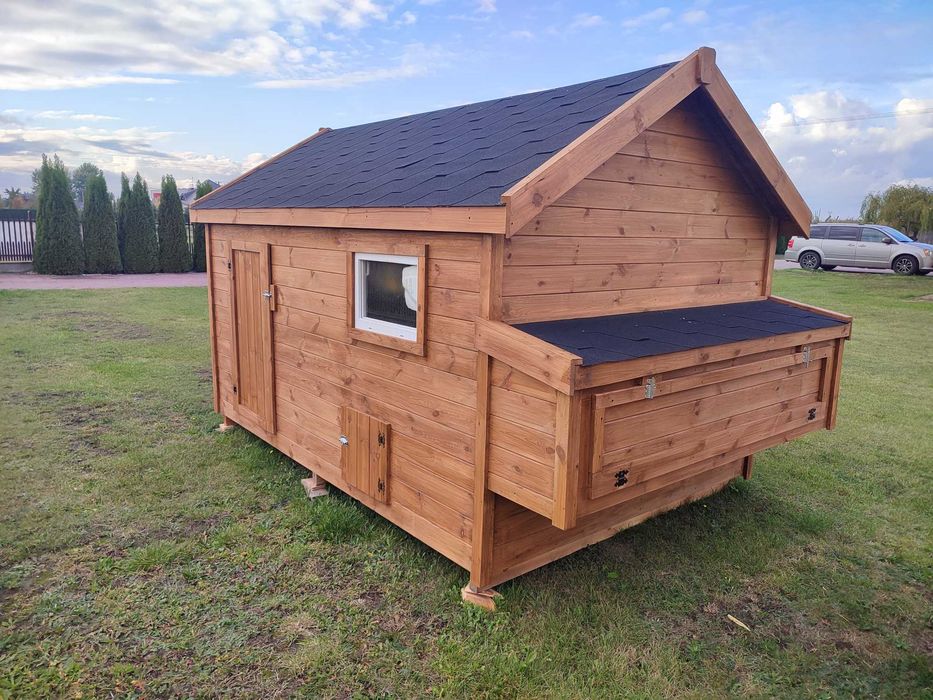 Kurnik dla KUR - ocieplony 300x150x210 Producent WoodStuff
