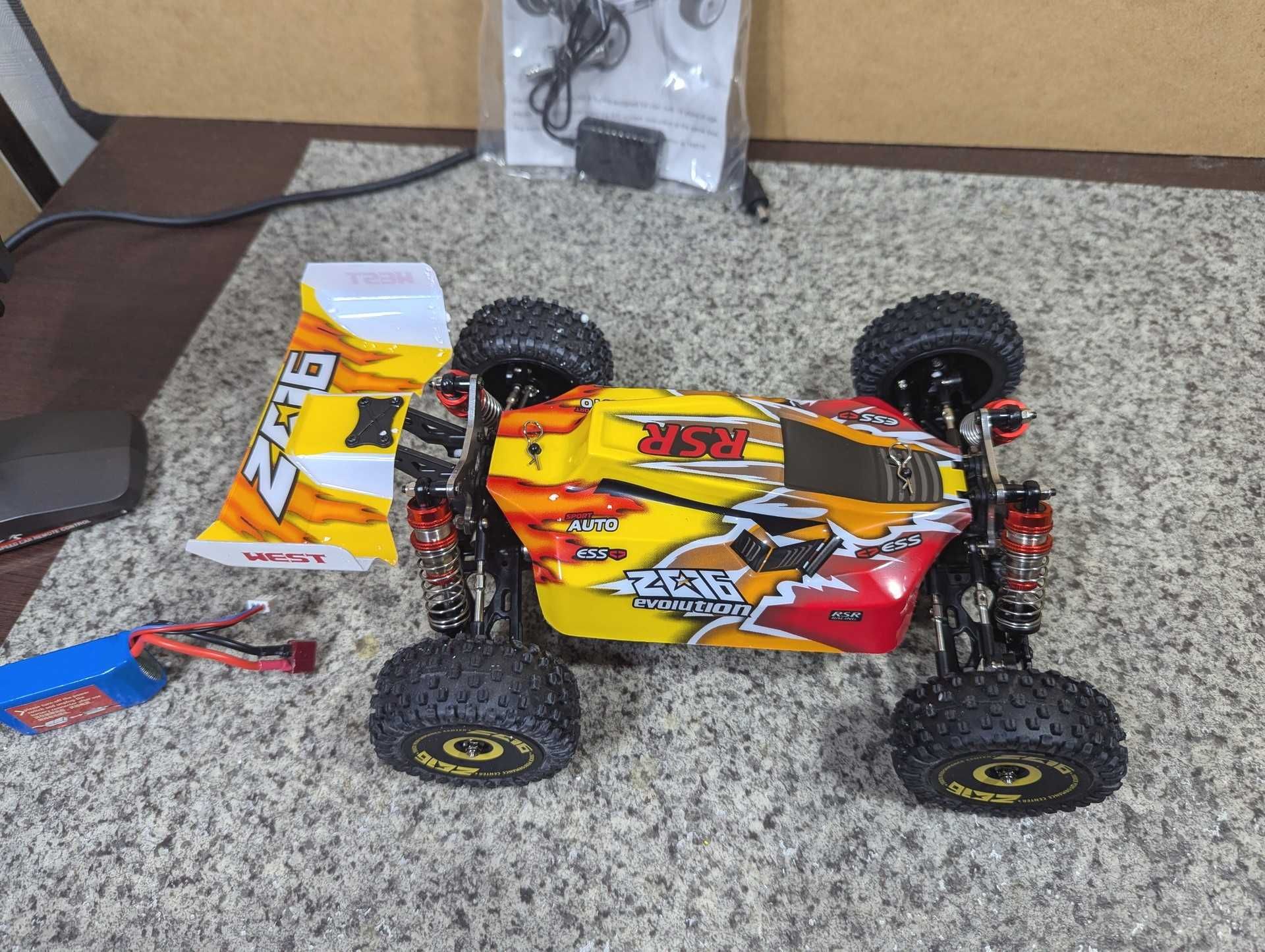 RC Машинка WLtoys 144010 4x4 75 км/ч безколекторна Brushless Нова
