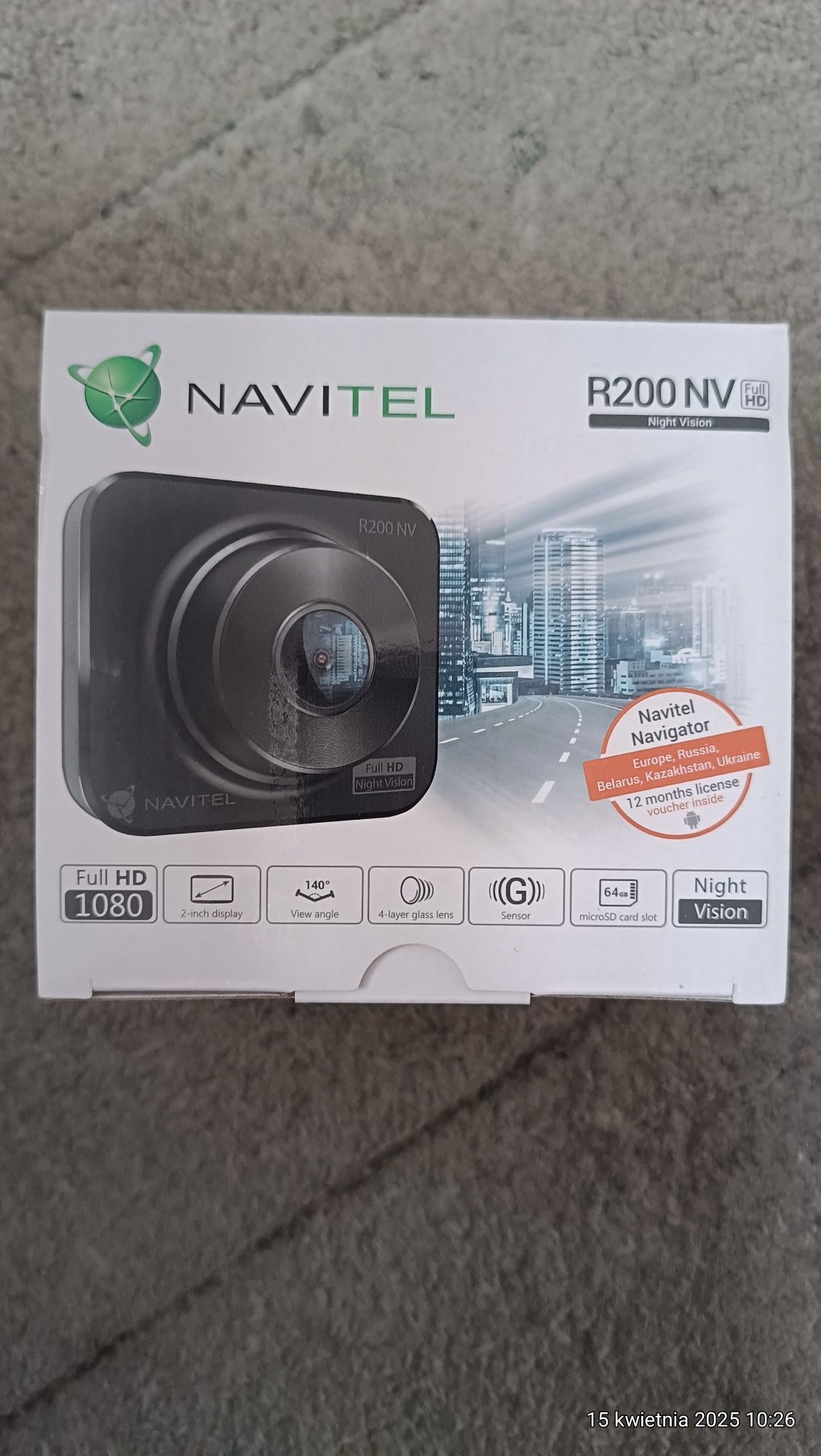 Wideorejestrator Navitel R200 night vision