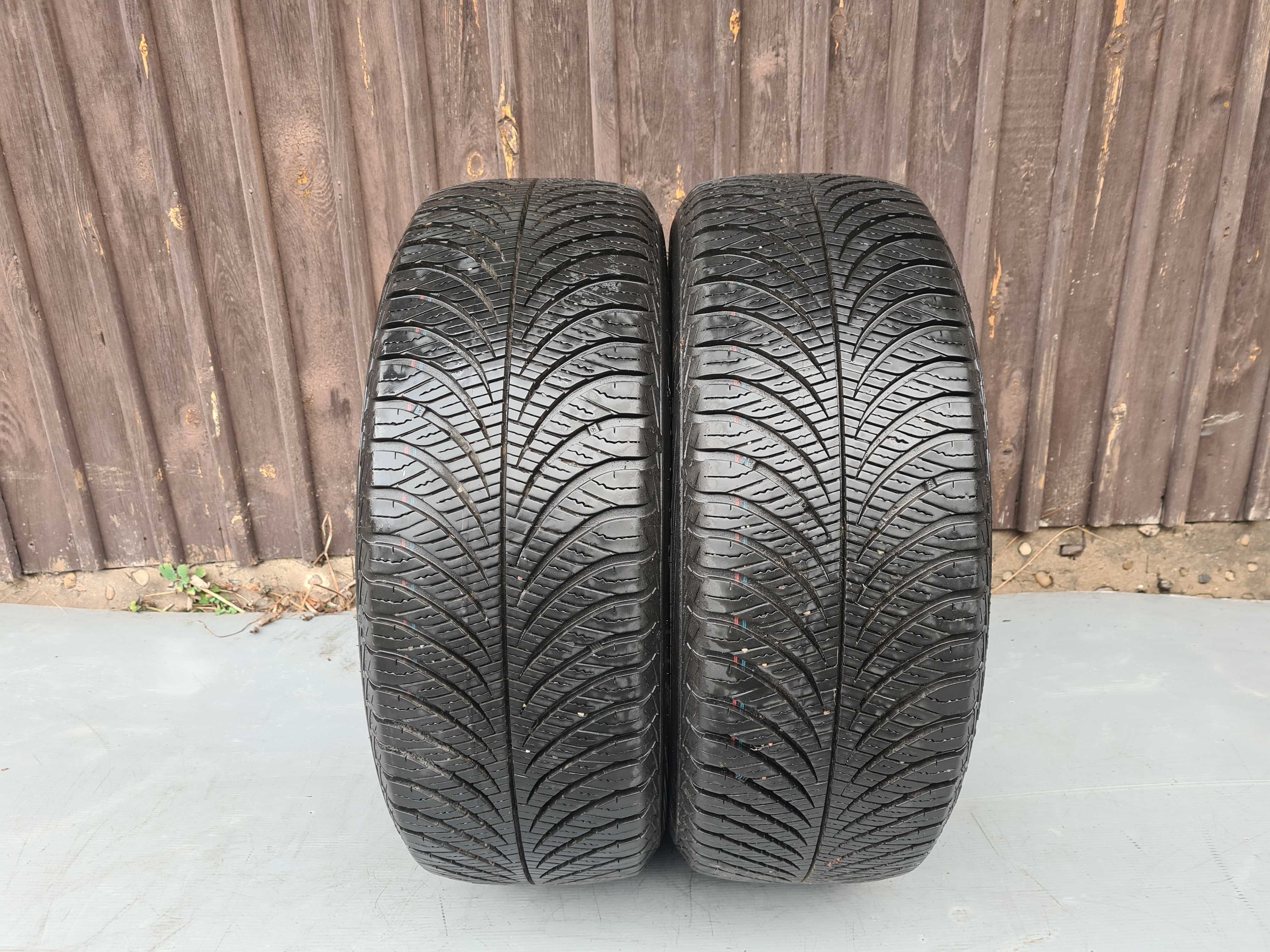 2szt GOODYEAR VECTOR 4 SEASON 195/55/16 87H 8mm 2018 Opony Całoroczne