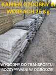 Kamień ozdobny do ogrodu,ziemia,piasek w workach 25kg ELIZÓWKA