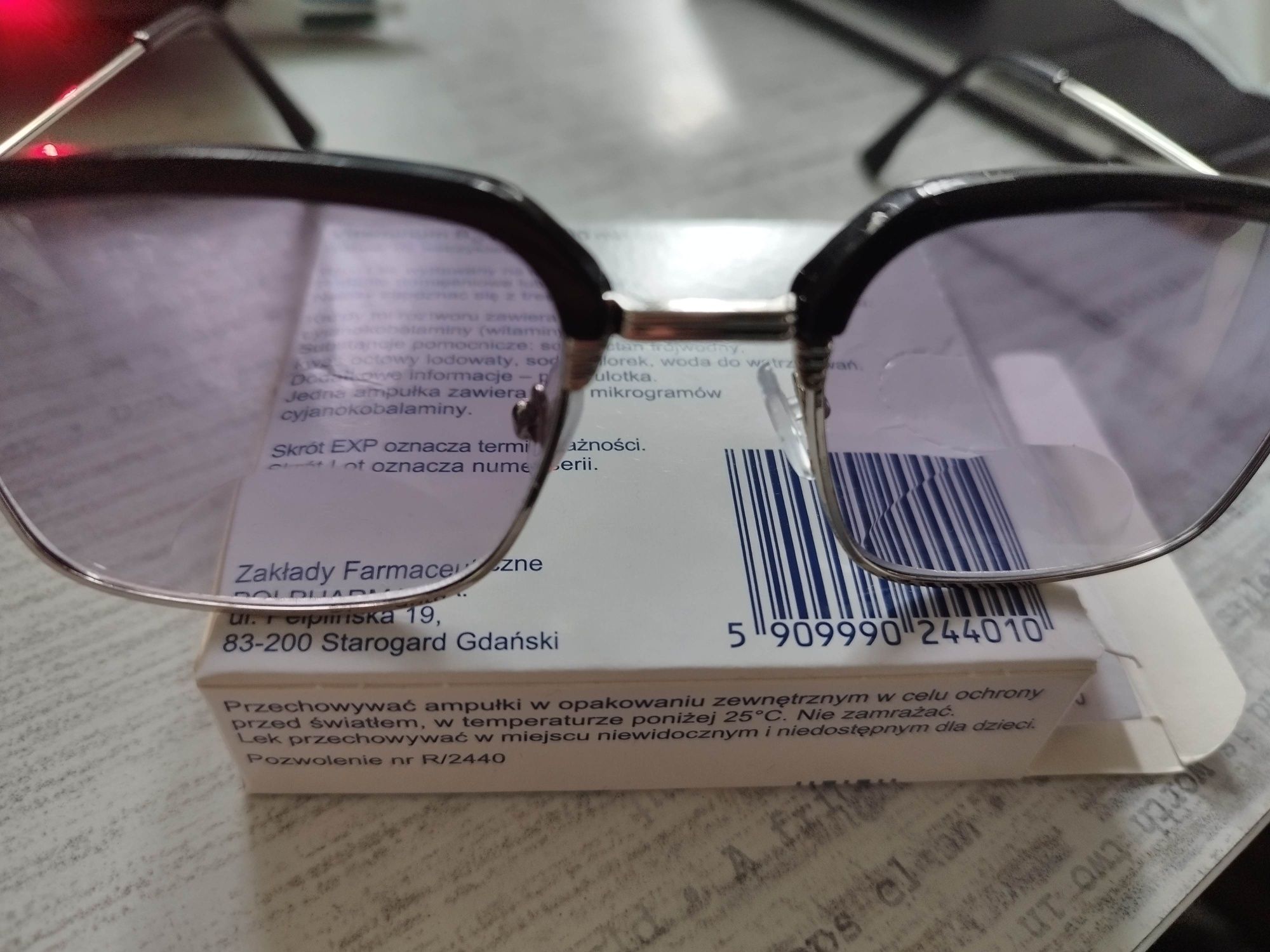 okulary fotochromatyczne  dwuogniskowe  3,5