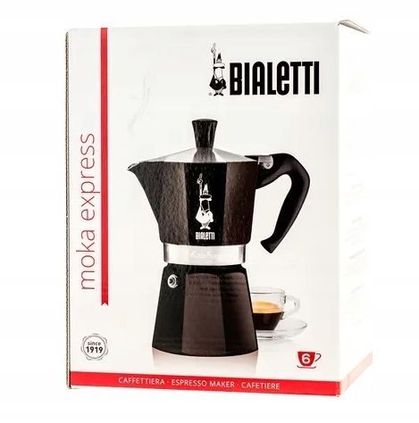 Kawiarka MOKA Czarna 6 fil CLASSIC 270ml BIALETTI