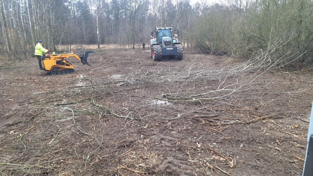 Mulczowanie,Wycinka drzew,Czyszczenie działek, Mulczer Wgłębny Leśny