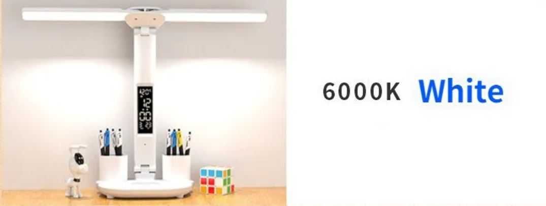 Lampka biurkowa LED z akumulatorem lampka szkolna USB