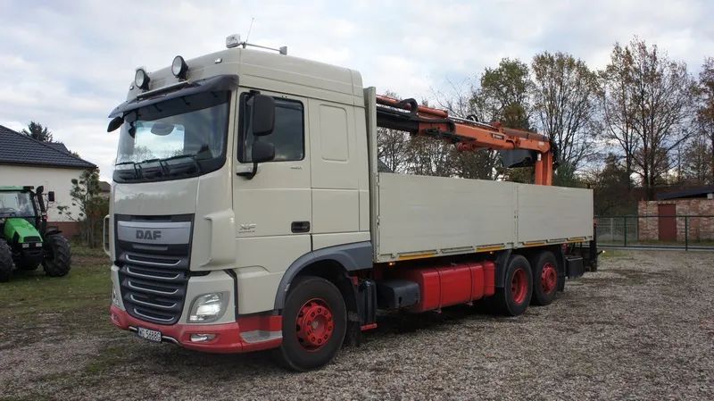 DAF XF 106.460  sprowadzony,Atlas 145.2 10,8m=1260kg,webasto,lodówka,retarder