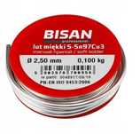 Cyna do lutowania BISAN 100g lut miękki