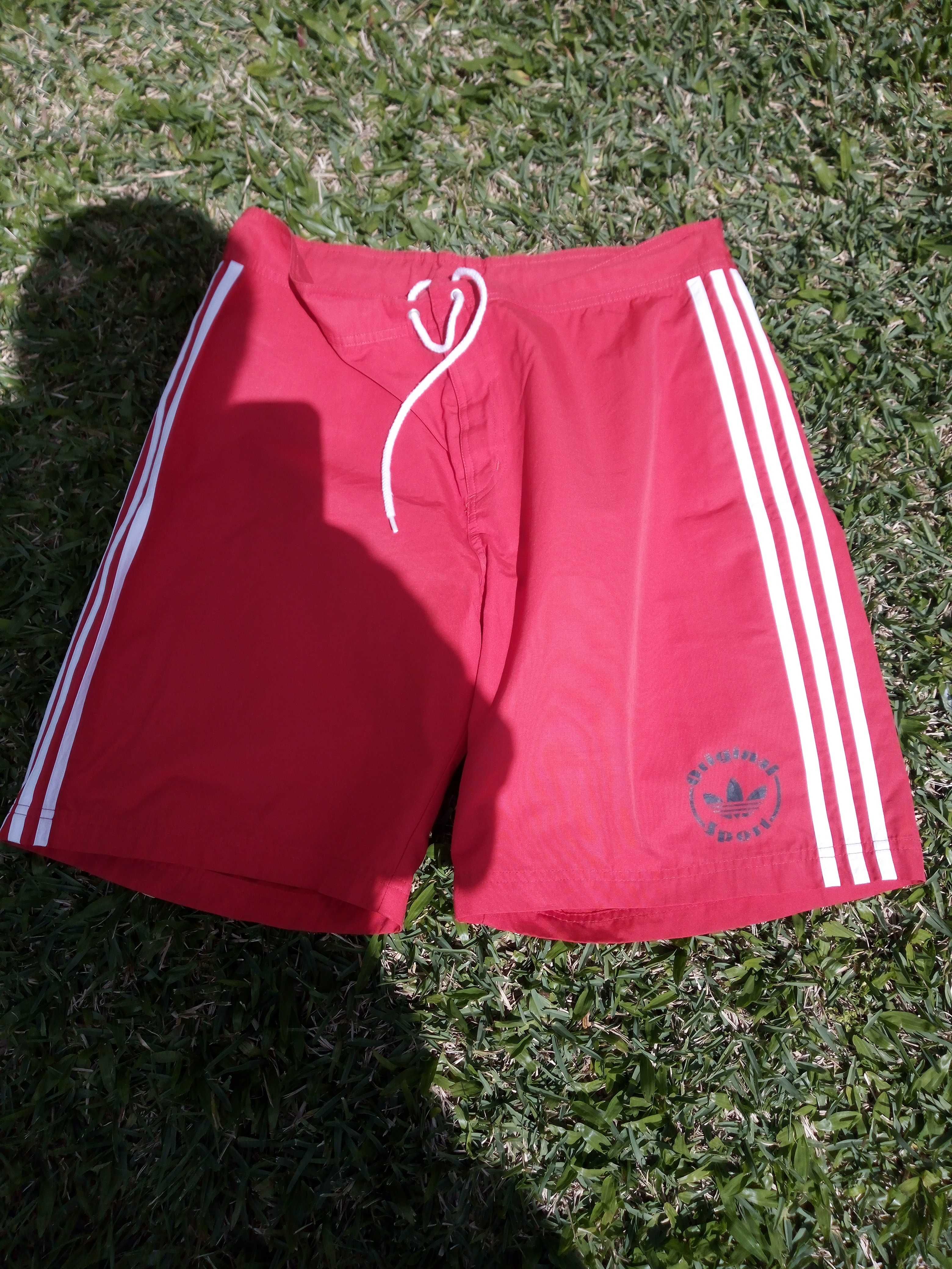 Calções Adidas Vermelho julgo que unisexo